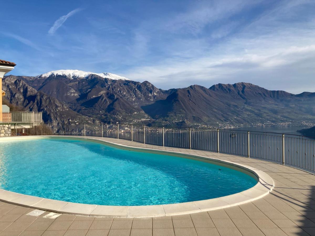 Appartamento Grande Terrazza Vista Lago Parzanica Ngoại thất bức ảnh