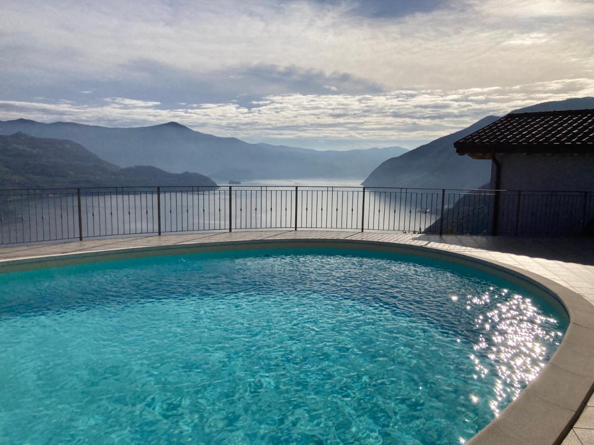Appartamento Grande Terrazza Vista Lago Parzanica Ngoại thất bức ảnh