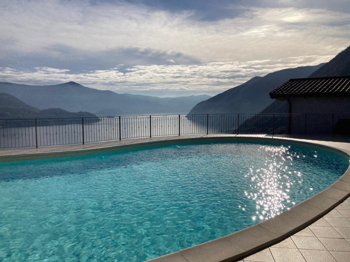 Appartamento Grande Terrazza Vista Lago Parzanica Ngoại thất bức ảnh