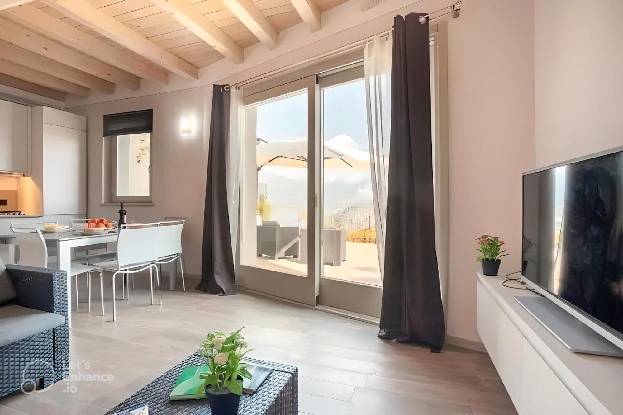 Appartamento Grande Terrazza Vista Lago Parzanica Ngoại thất bức ảnh